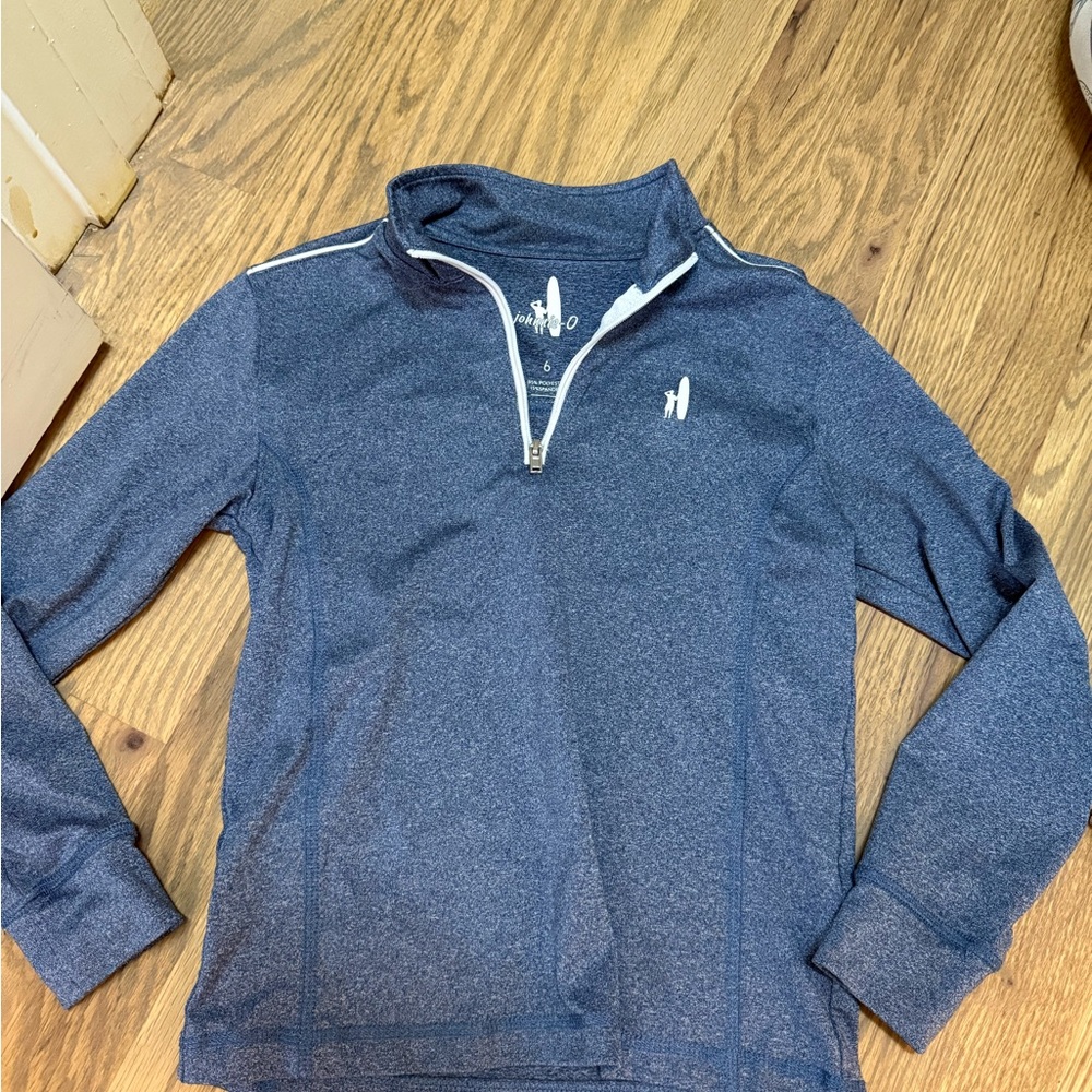 Johnnie O Blue Half-Zip Sweater